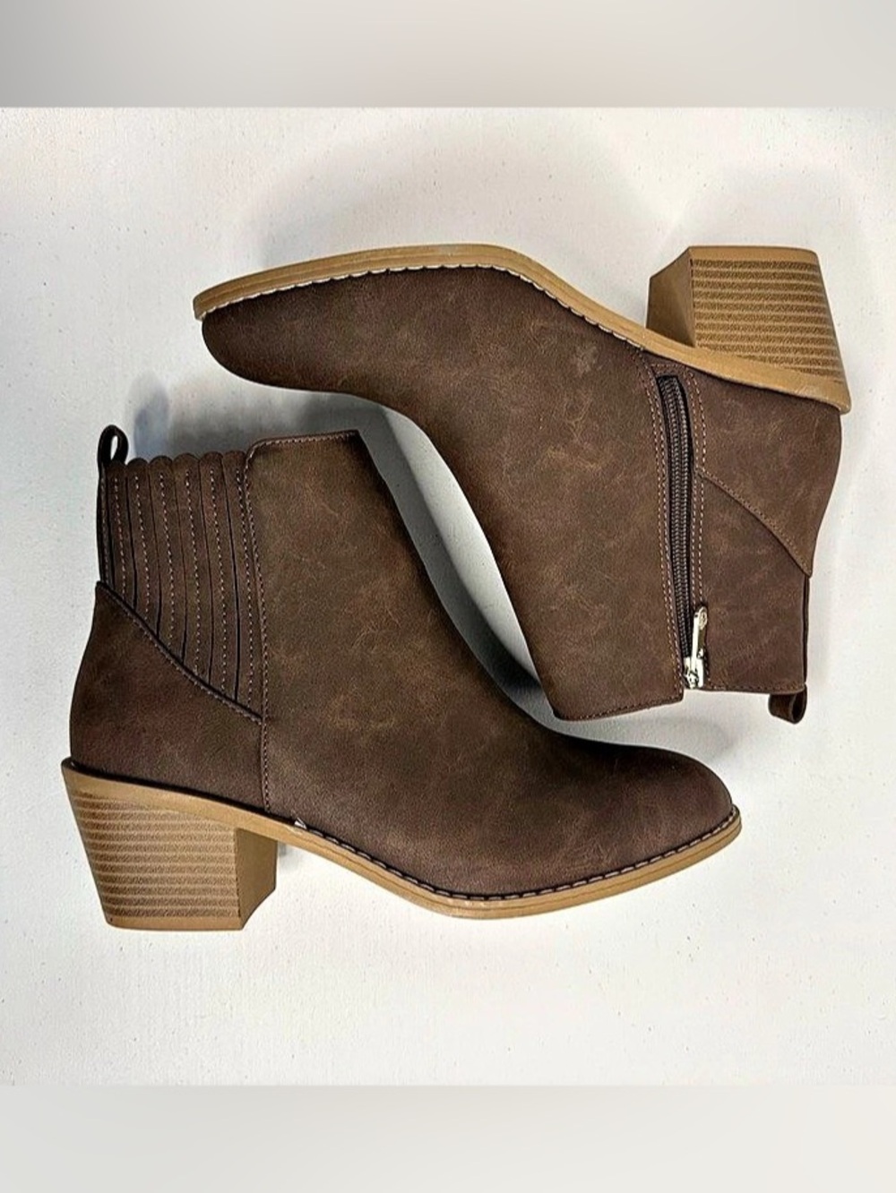 Draper James Brown Ankle Booties US 7